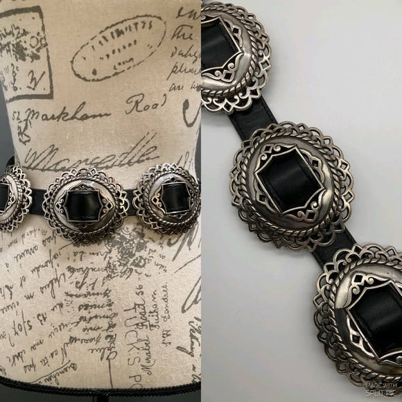 Brighton Accessories - BRIGHTON CONCHO LEATHER BELT